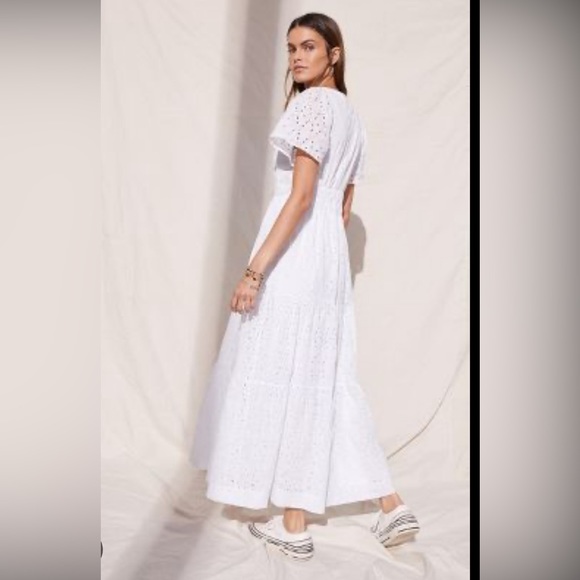 SOLD - NWT Anthropologie The Somerset Maxi Dress: Eyelet Edition / size 3X - Picture 3 of 6